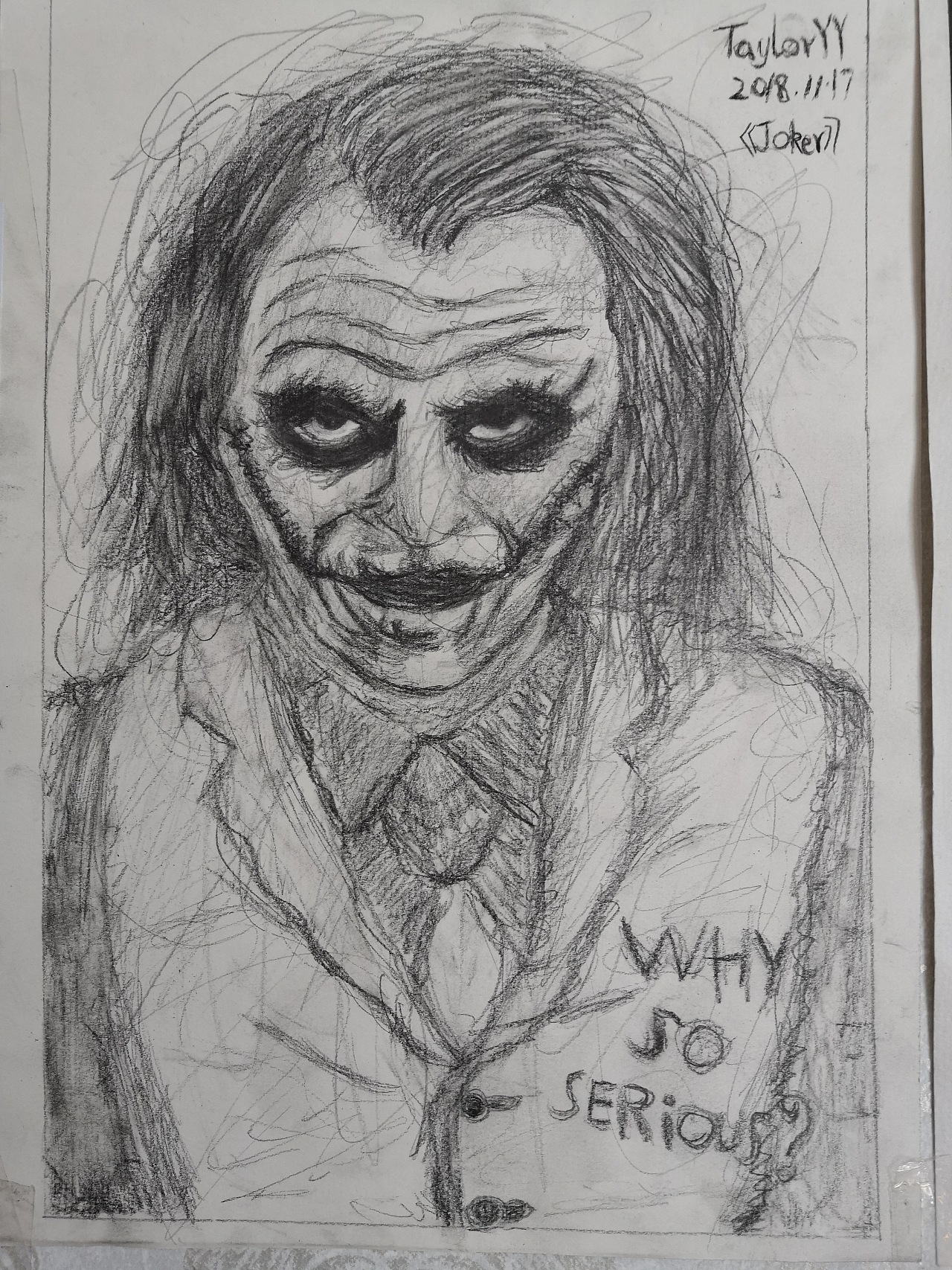 小丑joker(铅笔稿)