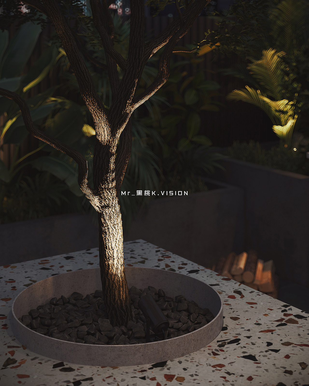 室外园林建筑表现