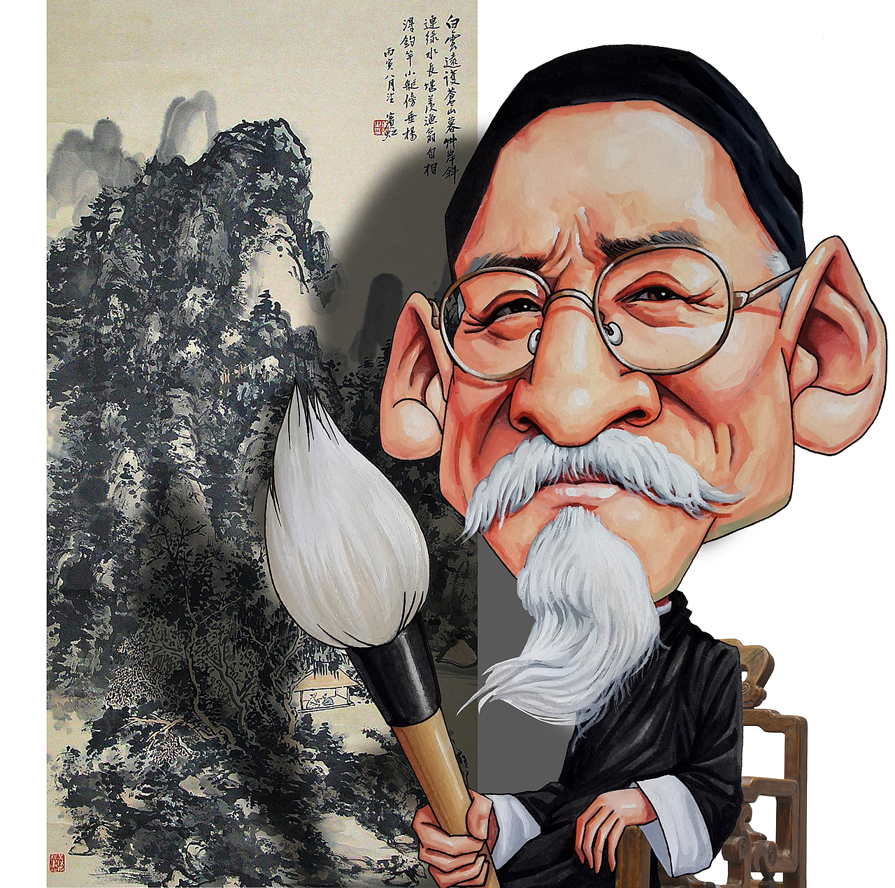 人民艺术家(二)--黄宾虹漫像