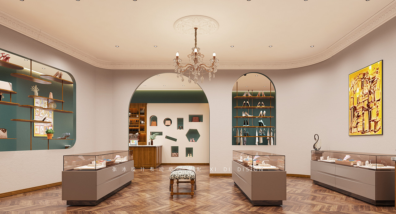 奢一家-美式复古服装店（图ZMjgyNzI1OTIw） - 商业空间设计 - 站酷设计师铁板土豆片哇原创素材 - 站酷ZCOOL