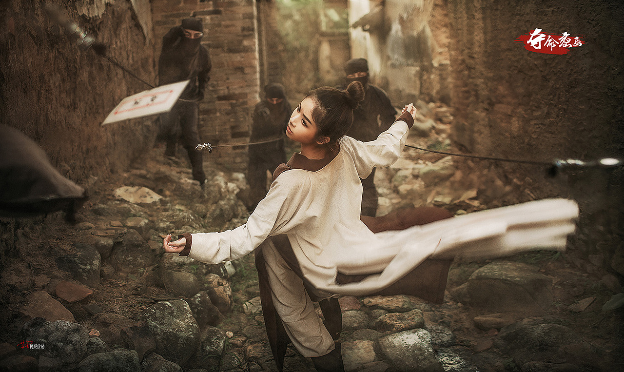 武侠人像《夺命密函》，行走江湖，需要一身本领（图ZMTI3ODU1MDc2） - 人像摄影 - 站酷设计师菜菜摄影师原创素材 - 站酷ZCOOL