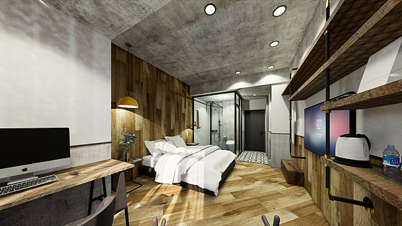 长沙酒店装修长沙酒店设计案例妙巢酒店