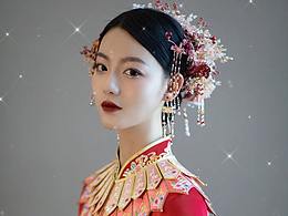潍坊化妆培训|婚礼秀禾造型