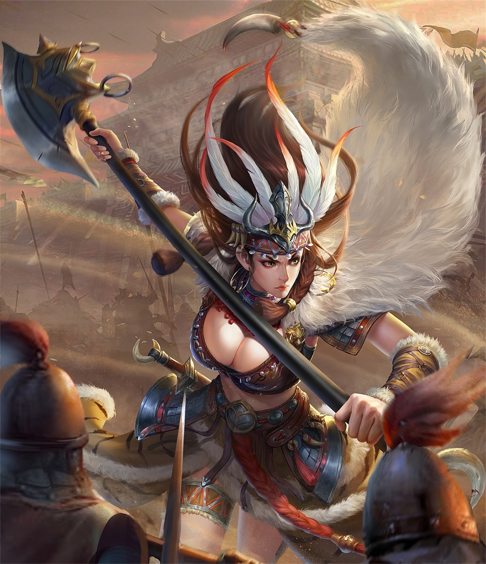 解禁-祝融|插画|游戏原画|spike01 - 原创作品 - 站酷 (zcool)