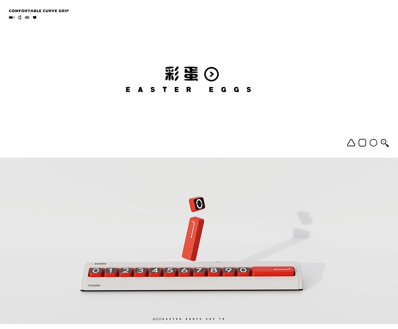 Cube方块—键盘号码牌