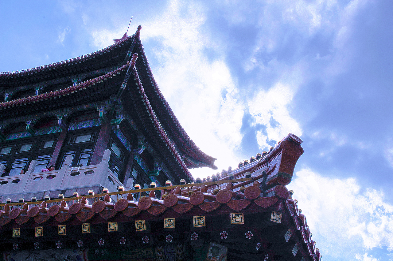 济南解放阁一角