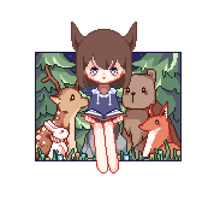 个人绘制的像素模板（图ZMjUxMDY0MDYw） - 像素画 - 站酷设计师猫咪猫猫人原创素材 - 站酷ZCOOL