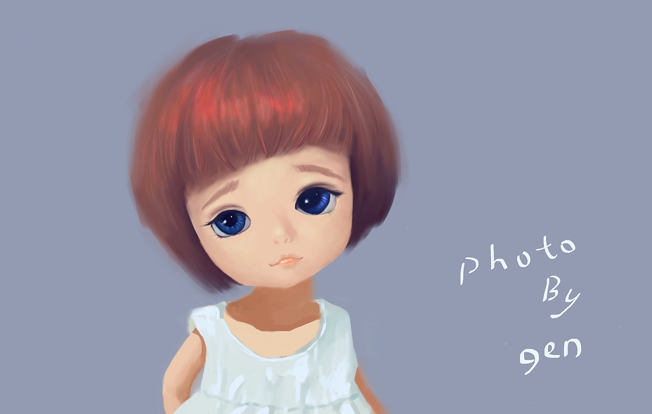 bjd娃娃（图ZNDM4NTA1MjA=） - 儿童插画 - 站酷设计师余子根原创素材 - 站酷ZCOOL