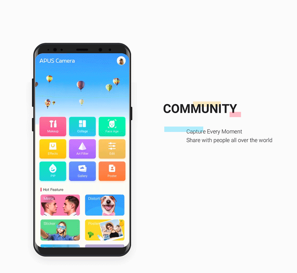 APUS Camera 界面设计（图ZMTIyMzg3Mjk2） - APP界面 - 站酷设计师Bobo_LRr原创素材 - 站酷ZCOOL