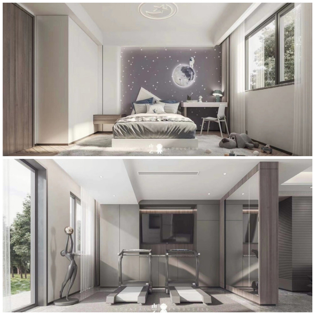 Home design丨 长沙．美联天骄城300平复式（图ZMjE4MjU5ODg0） - 家装设计 - 站酷设计师山乙建设syjstl原创素材 - 站酷ZCOOL