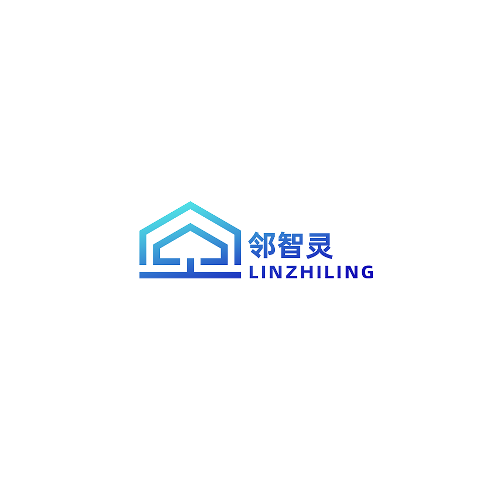 邻智灵智能家居logo设计