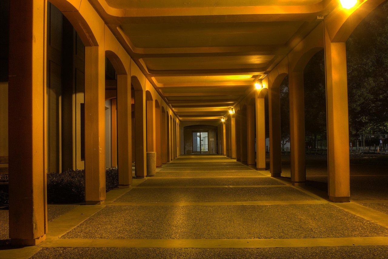 藝術課室外的走廊