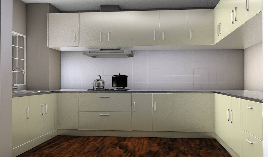 【客户案例第一波】不锈钢厨房c4d效果图