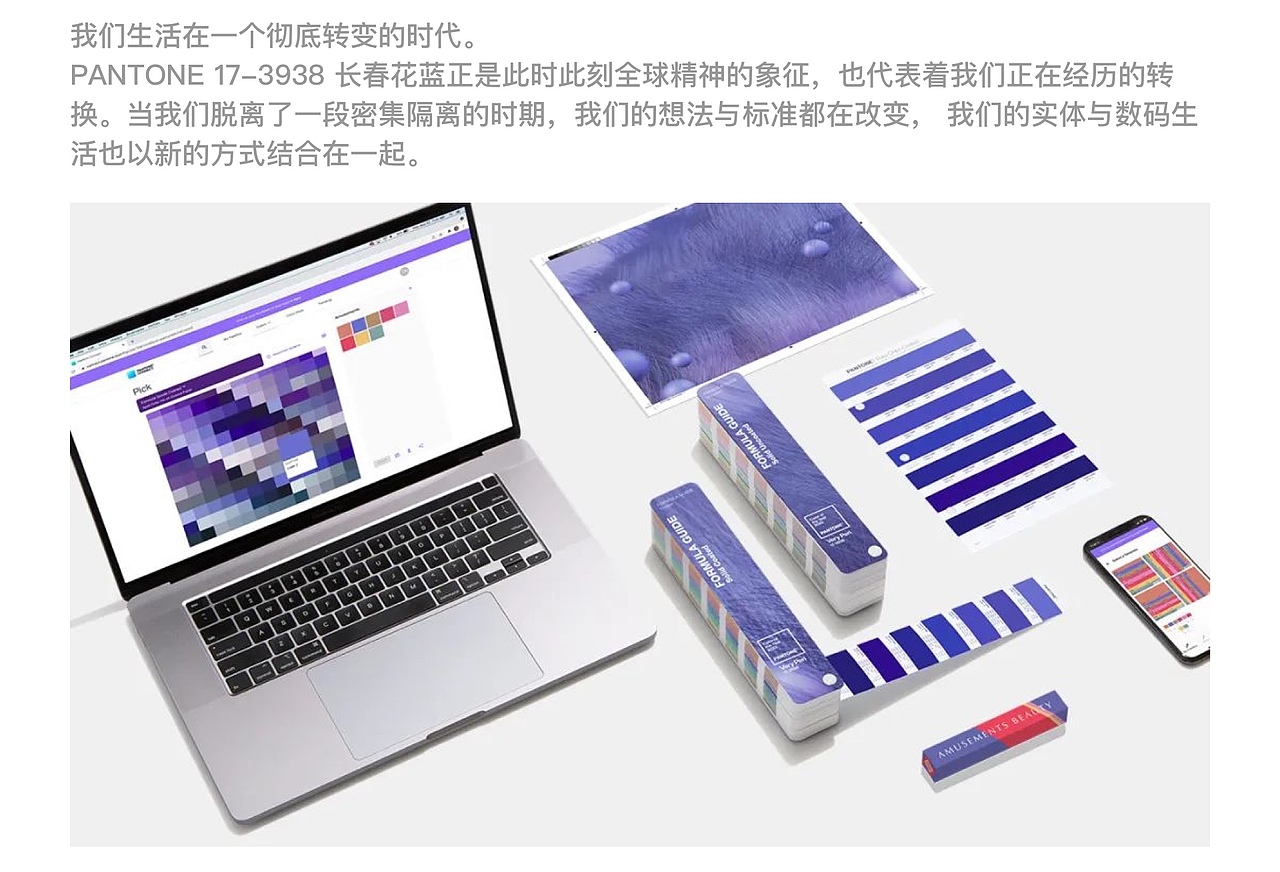 PANTONE 17-3938 长春花蓝