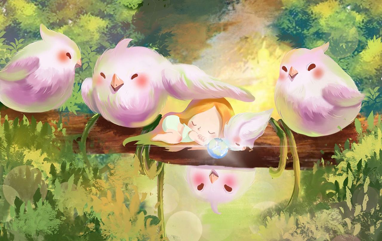 让我守护你（图ZMjk0NzczNjky） - 绘本 - 站酷设计师是柒禾鸭原创素材 - 站酷ZCOOL