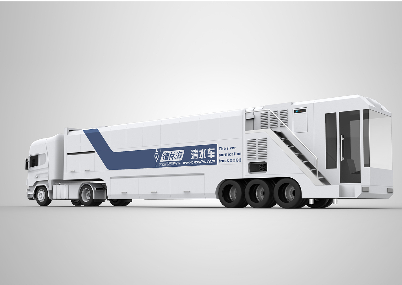 蓝藻净化水处理车（图ZMTUxOTMwNTA4） - 工业用品/机械 - 站酷设计师嘲风设计原创素材 - 站酷ZCOOL
