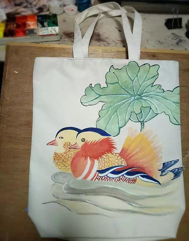 鸳鸯包（图ZMTAyNzYyMzY4） - 绘画 - 站酷设计师sunceer原创素材 - 站酷ZCOOL