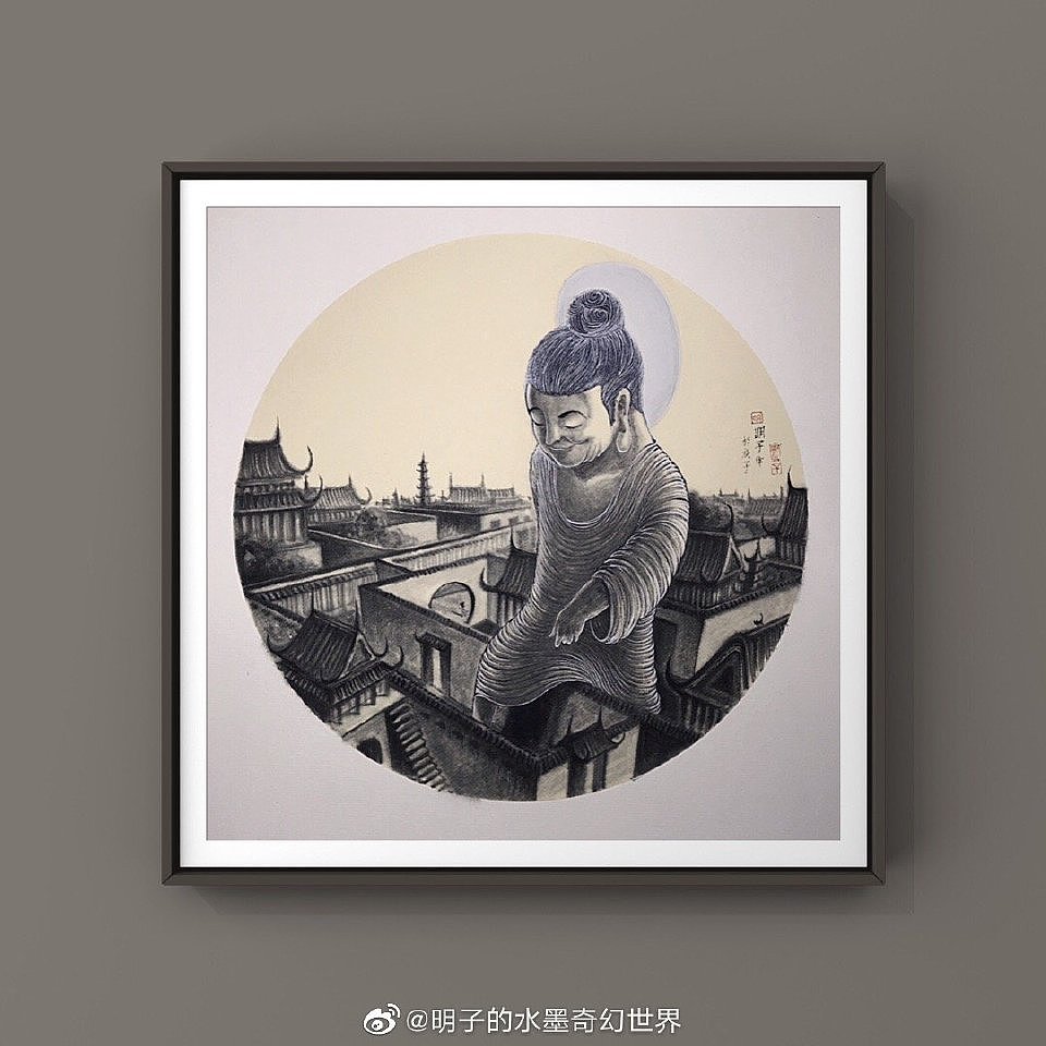 明子的水墨奇幻世界——《风信子系列》1(图ZMjc3NDY2Mjg0) - 绘画 - 站酷设计师明子水墨奇幻世界原创素材 - 站酷ZCOOL