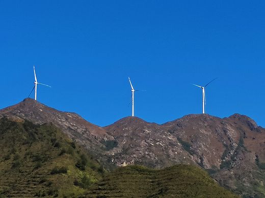 湖南郴州汝城白云仙风电场风光