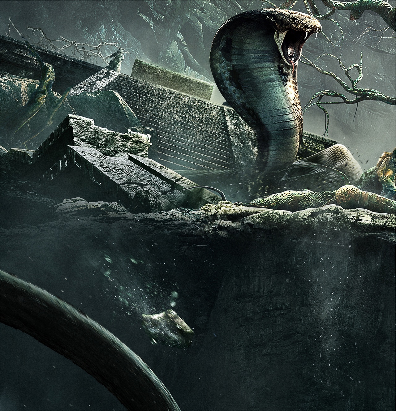 盗墓笔记秦岭神树概念海报