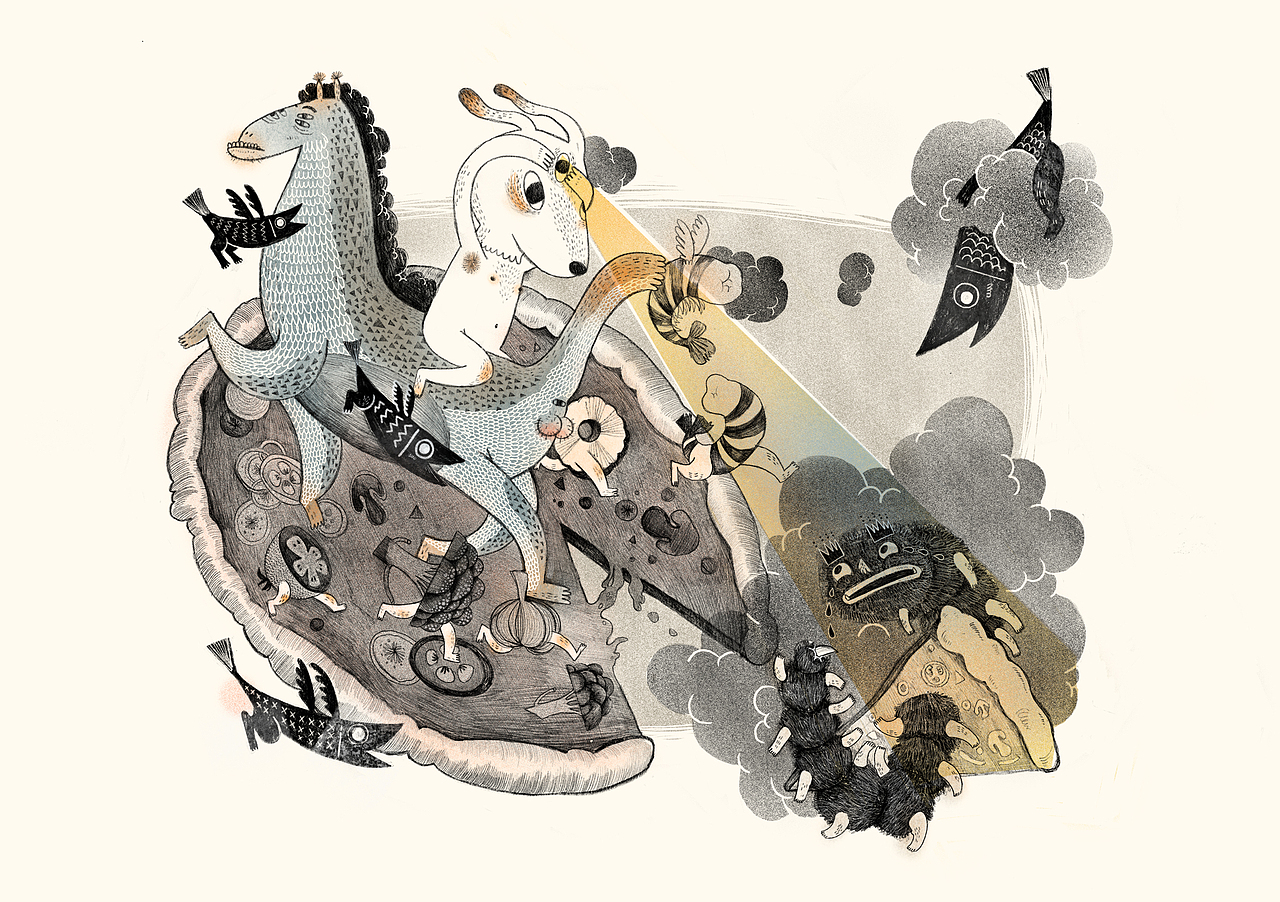 奇异世界（图ZNjYyNjMxNDg=） - 艺术插画 - 站酷设计师你笑羊原创素材 - 站酷ZCOOL