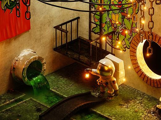 微型場景-游走黑暗（個人主頁-ZMzQ3NzMyOTI=） - 場景 - 站酷設(shè)計師Yao_Bin原創(chuàng)素材 - 站酷ZCOOL