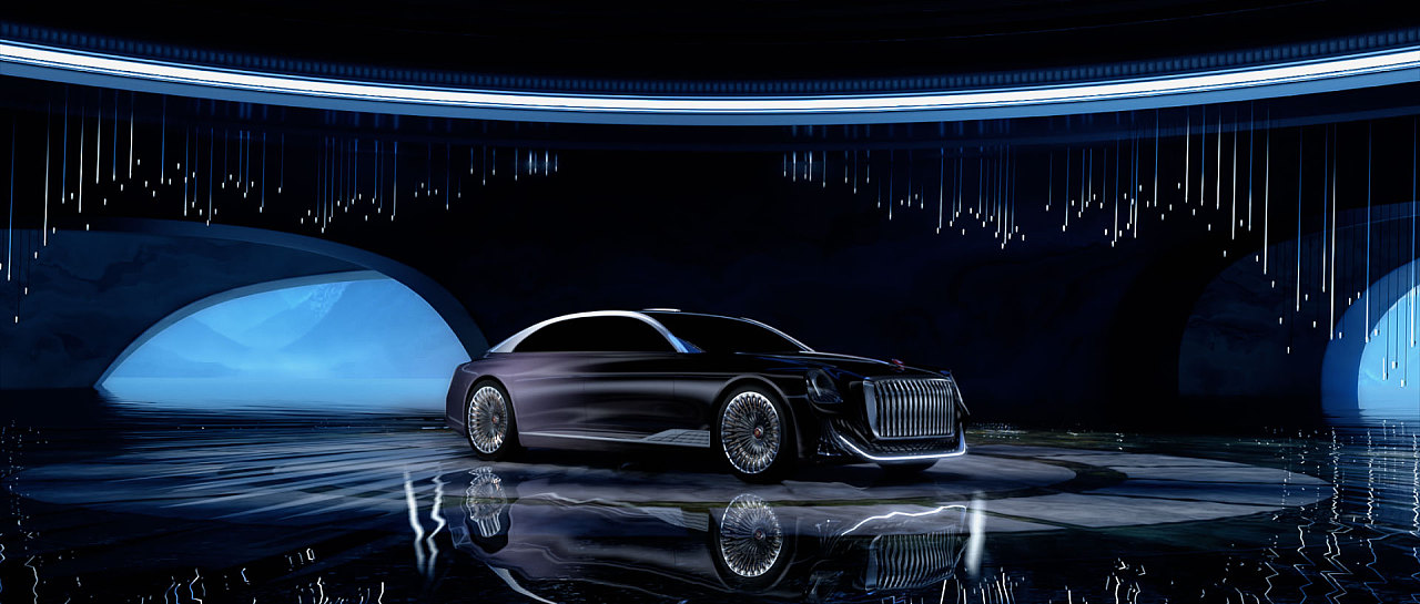 2021上海车展红旗lconcept首次亮相视频