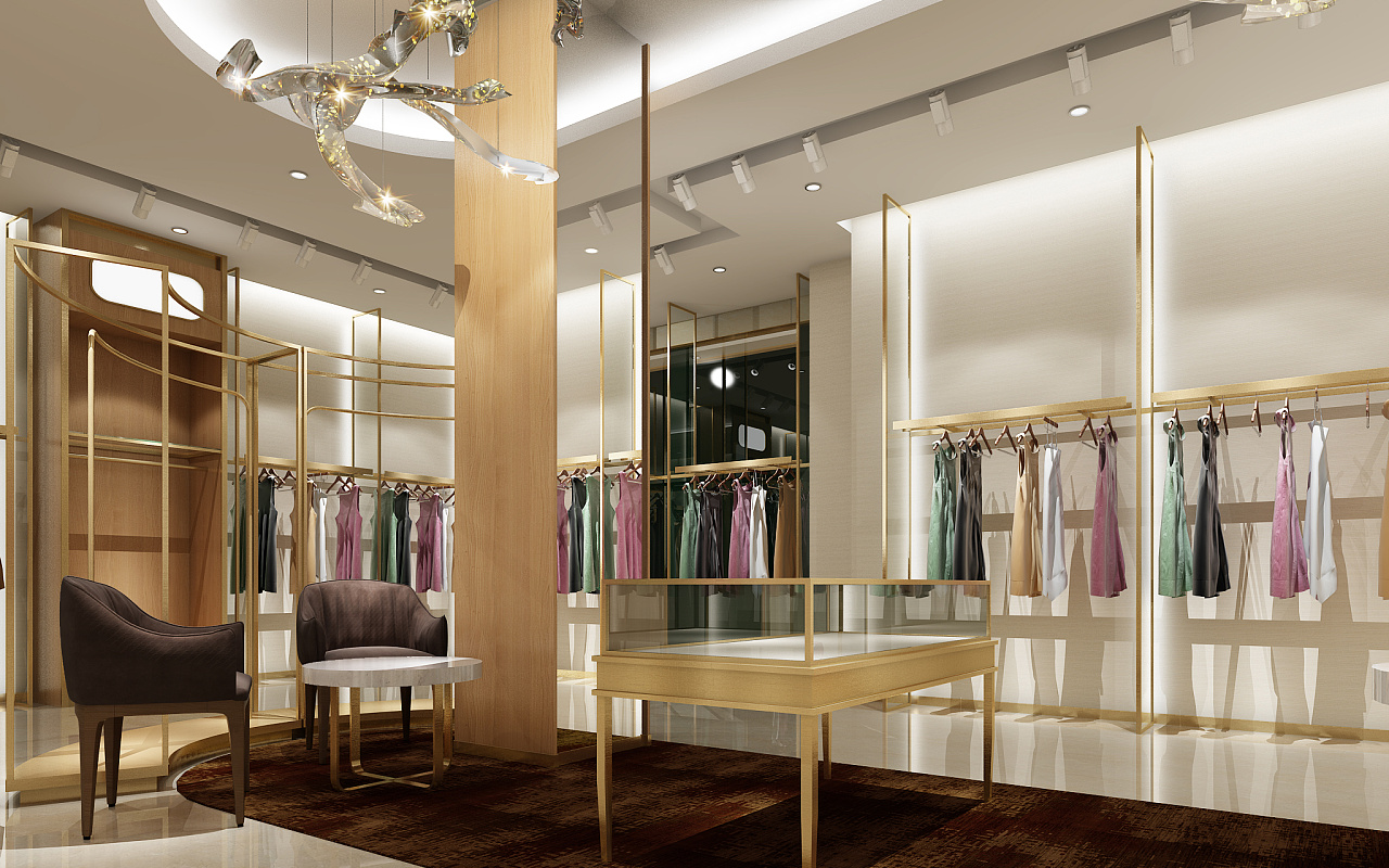成都服装店装修设计公司|中高端服装店设计|泰宇装饰