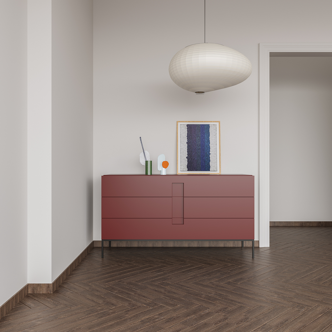 谷及意式六抽柜子