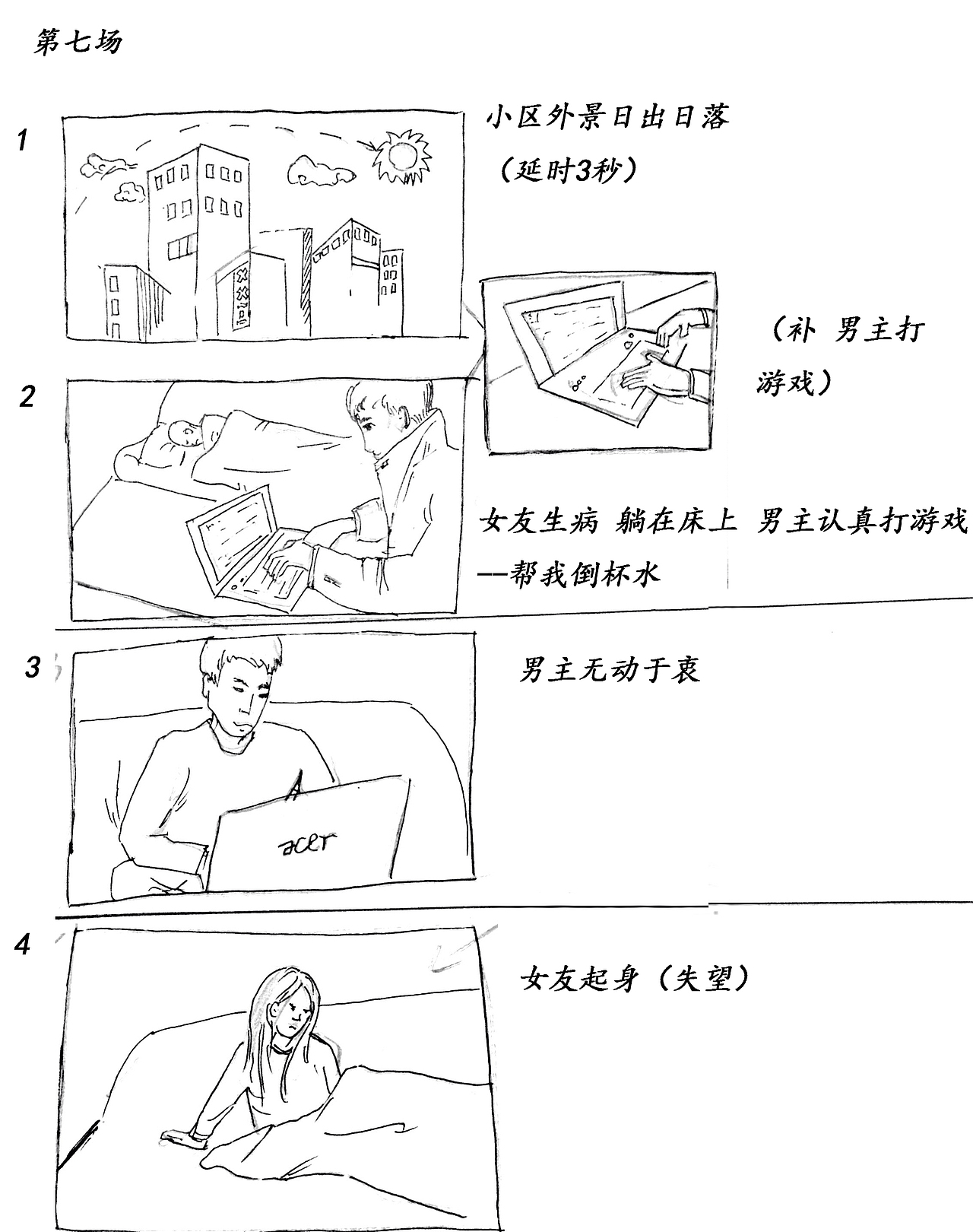 分镜头脚本联系