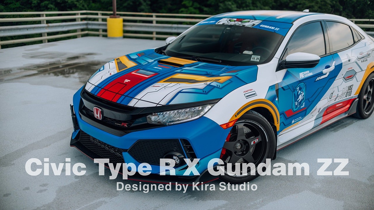 痛车设计 type r x gundam zz