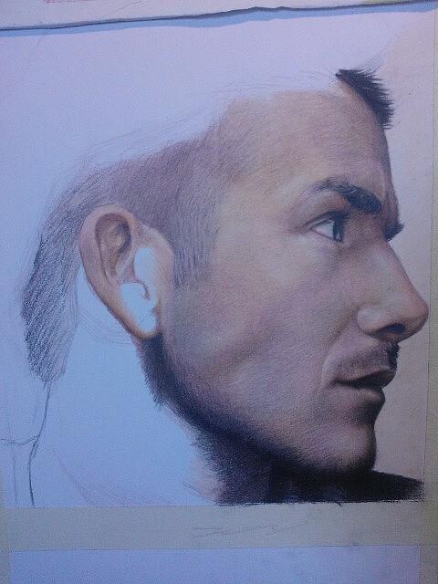 彩铅—贝克汉姆