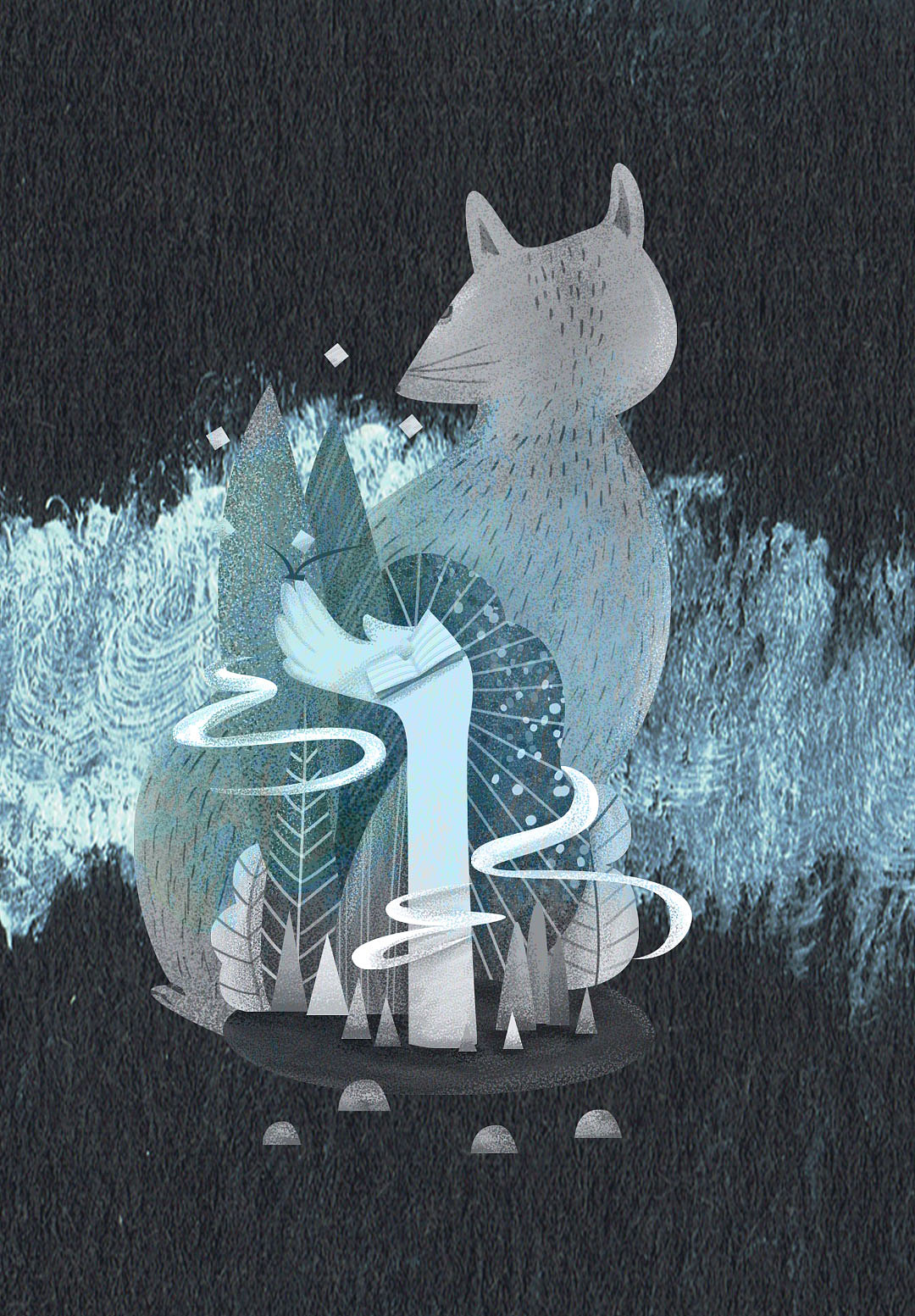 森深（图ZNzQzNjA5MDg=） - 商业插画 - 站酷设计师请叫我温暖原创素材 - 站酷ZCOOL