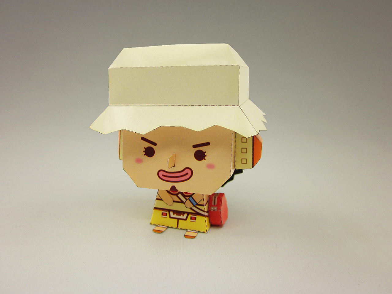 海贼王公仔_纸模型设计