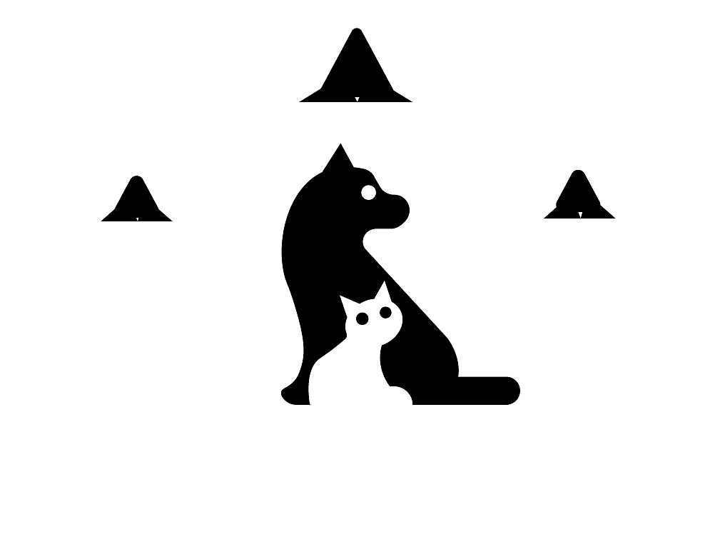 猫狗logo设计（图ZMjE5NTUwMDMy） - Logo - 站酷设计师丘山设计工作室原创素材 - 站酷ZCOOL