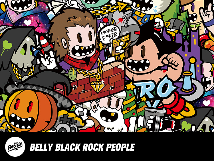 铜锈腹黑ROCK人系列（图ZNzM4NDk0Njg=） - 商业插画 - 站酷设计师机器蚊子原创素材 - 站酷ZCOOL
