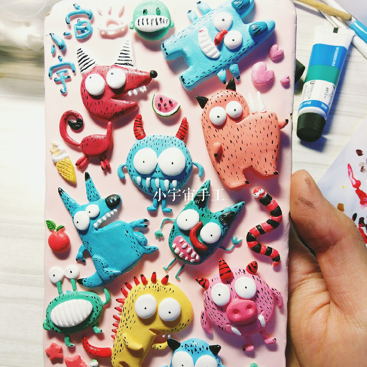小宇宙粘土手工2018年度总结（图ZMTQwMzg1MjMy） - 其他手工艺 - 站酷设计师张天奇原创素材 - 站酷ZCOOL