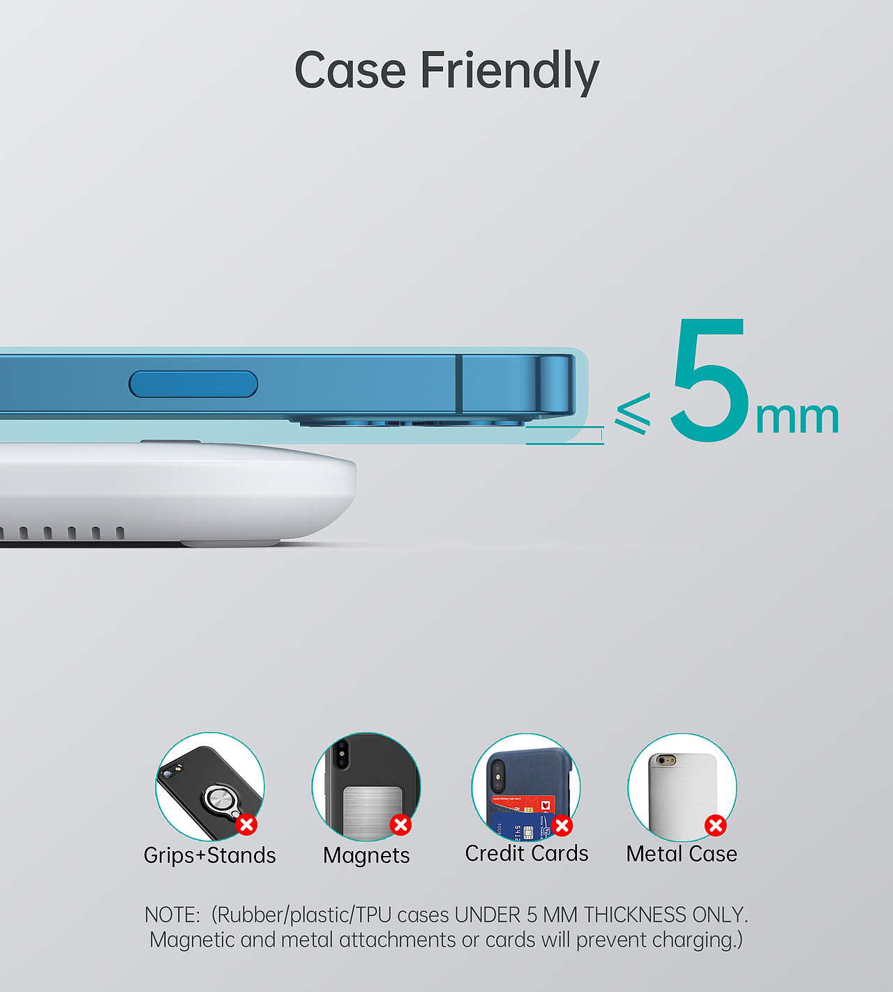 Airpods无线充电-定位设计无线充电板