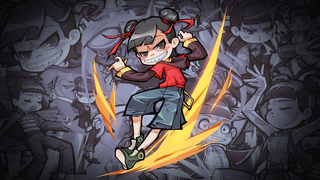 舞王哪吒与2021年斗鱼活动主视觉