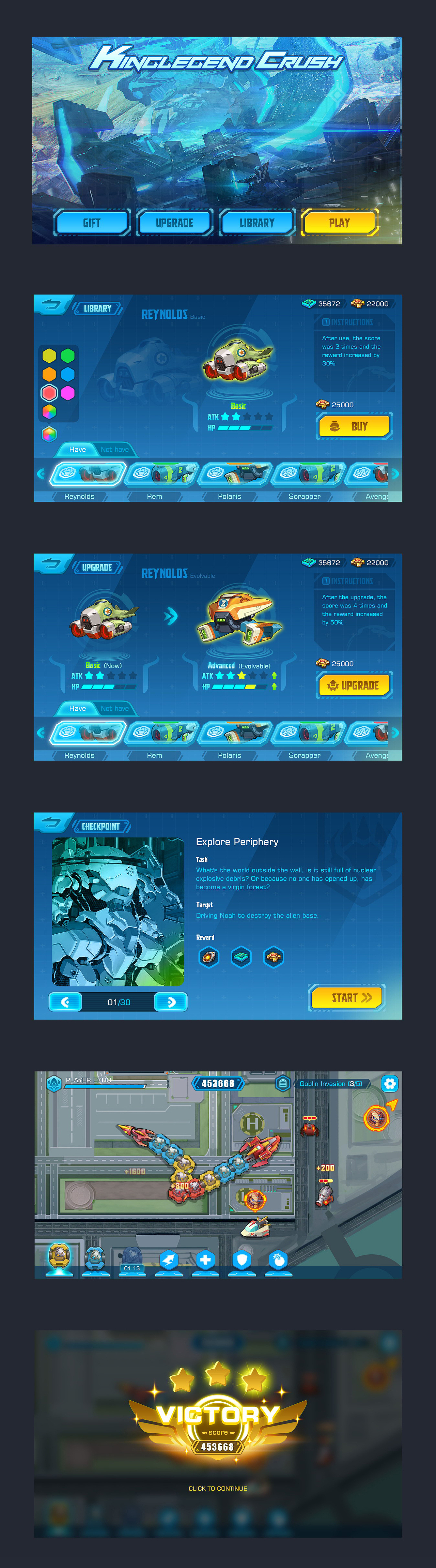 18年欧美卡通扁平风格机甲题材界面一套（图ZMjUyNDU3NjMy） - 游戏UI - 站酷设计师回啊声声原创素材 - 站酷ZCOOL