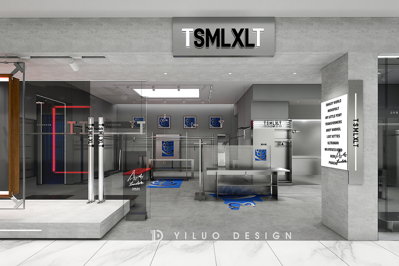 YLD STUDIO｜TSMLXLT潮牌空间形象研发设计（图ZMjY2OTY1MjEy） - 商业空间设计 - 站酷设计师一落设计事务所原创素材 - 站酷ZCOOL