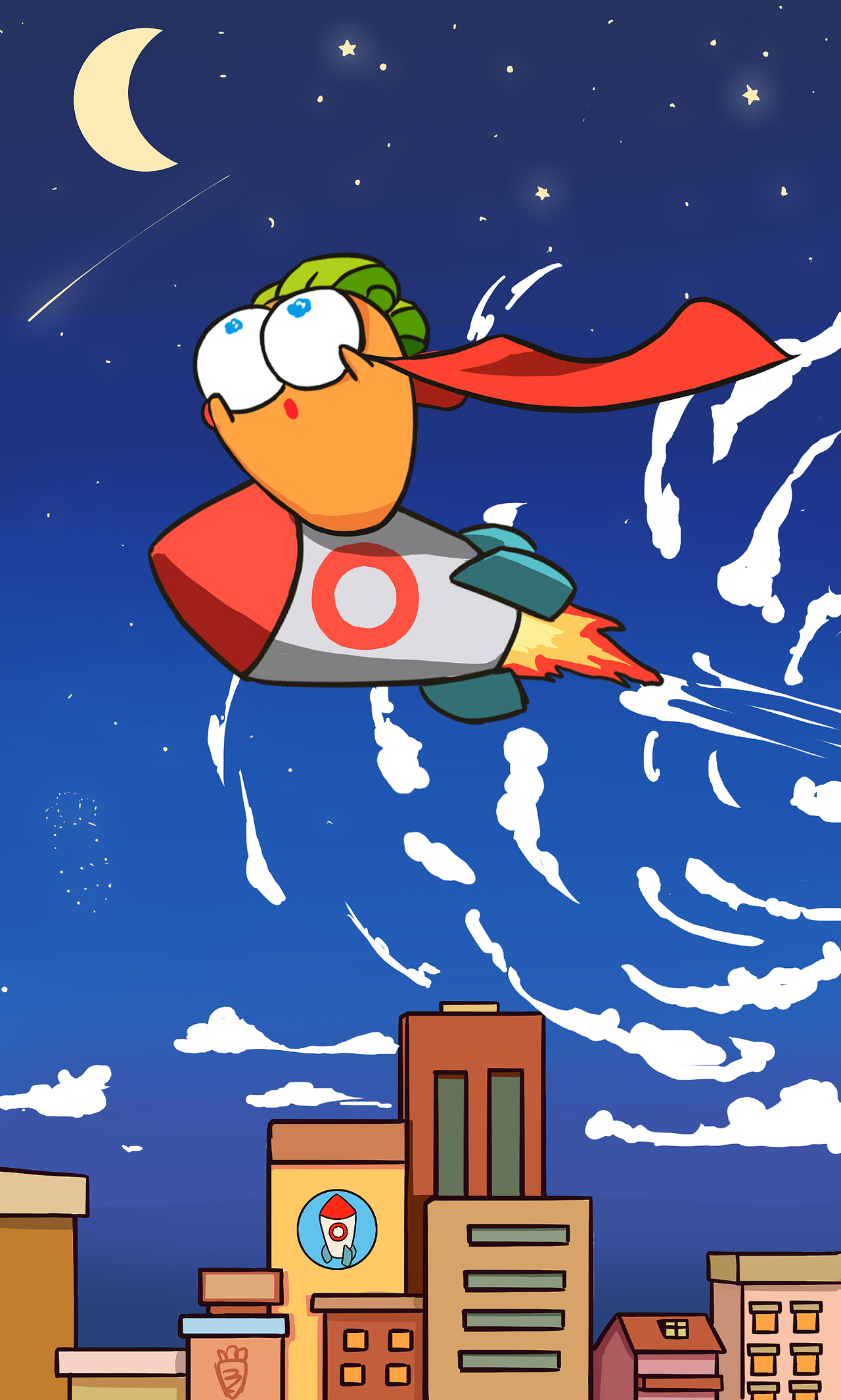 保卫萝卜同人插画