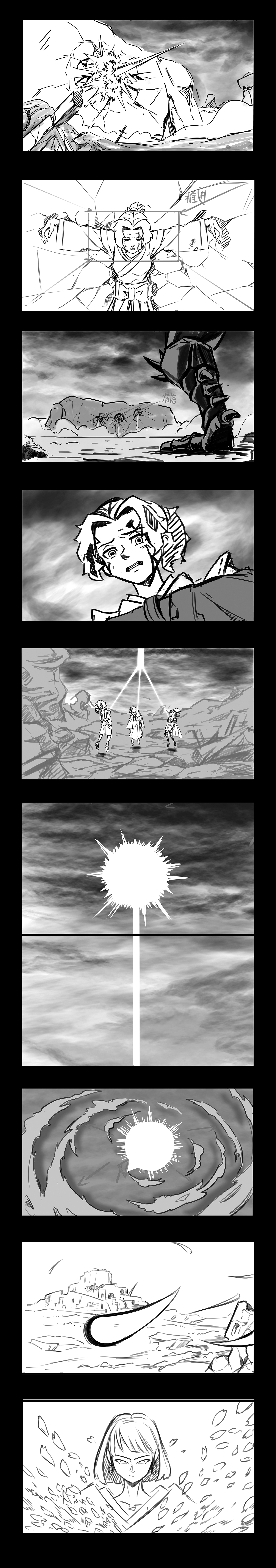 分镜练习（图ZMjMyNjU2Nzg0） - 设定/分镜 - 站酷设计师淘妖极原创素材 - 站酷ZCOOL