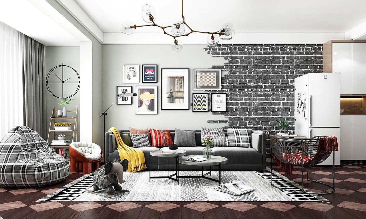 北欧风格客餐厅