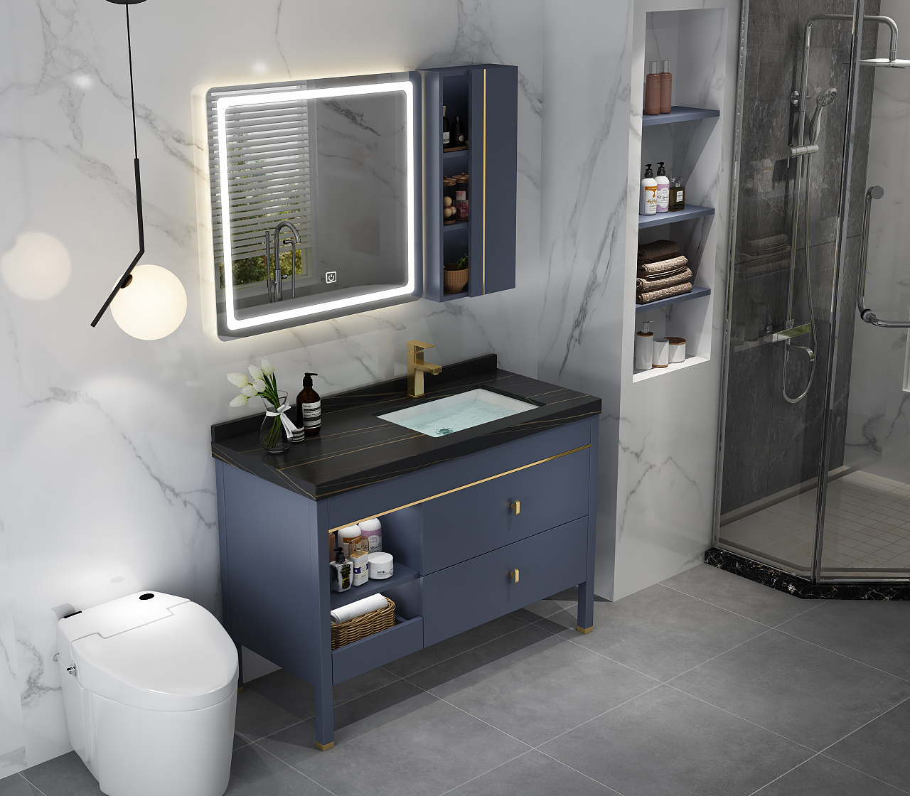 浴室柜效果图设计