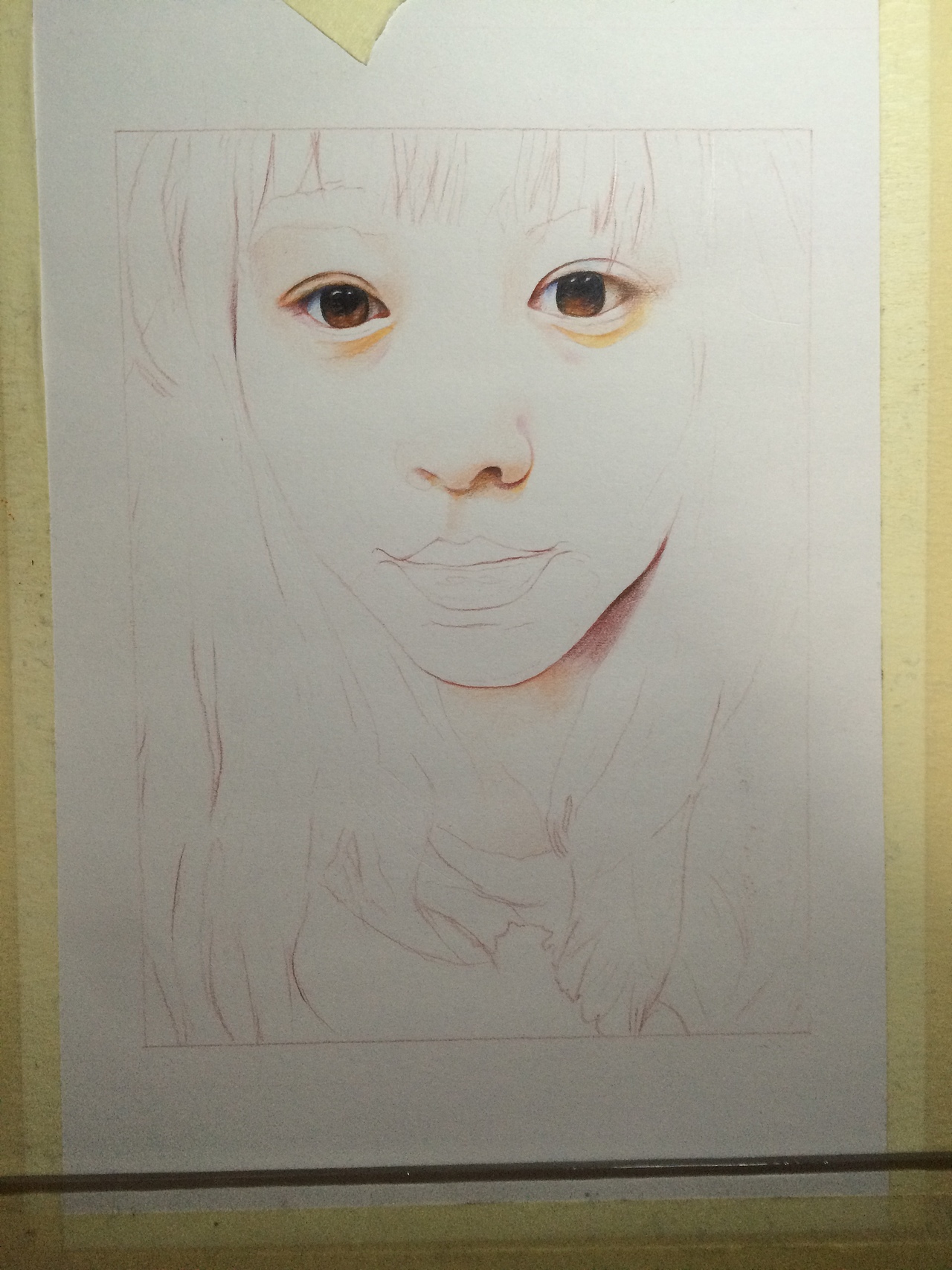 纸本彩铅 肖像定制（图ZNDM0ODcwNzY=） - 绘画 - 站酷设计师路加水彩原创素材 - 站酷ZCOOL