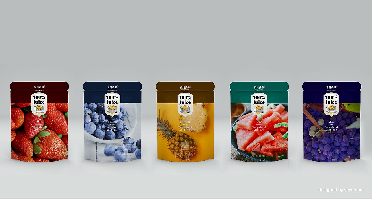 韩料店餐饮品牌设计全案（@yeyumina）