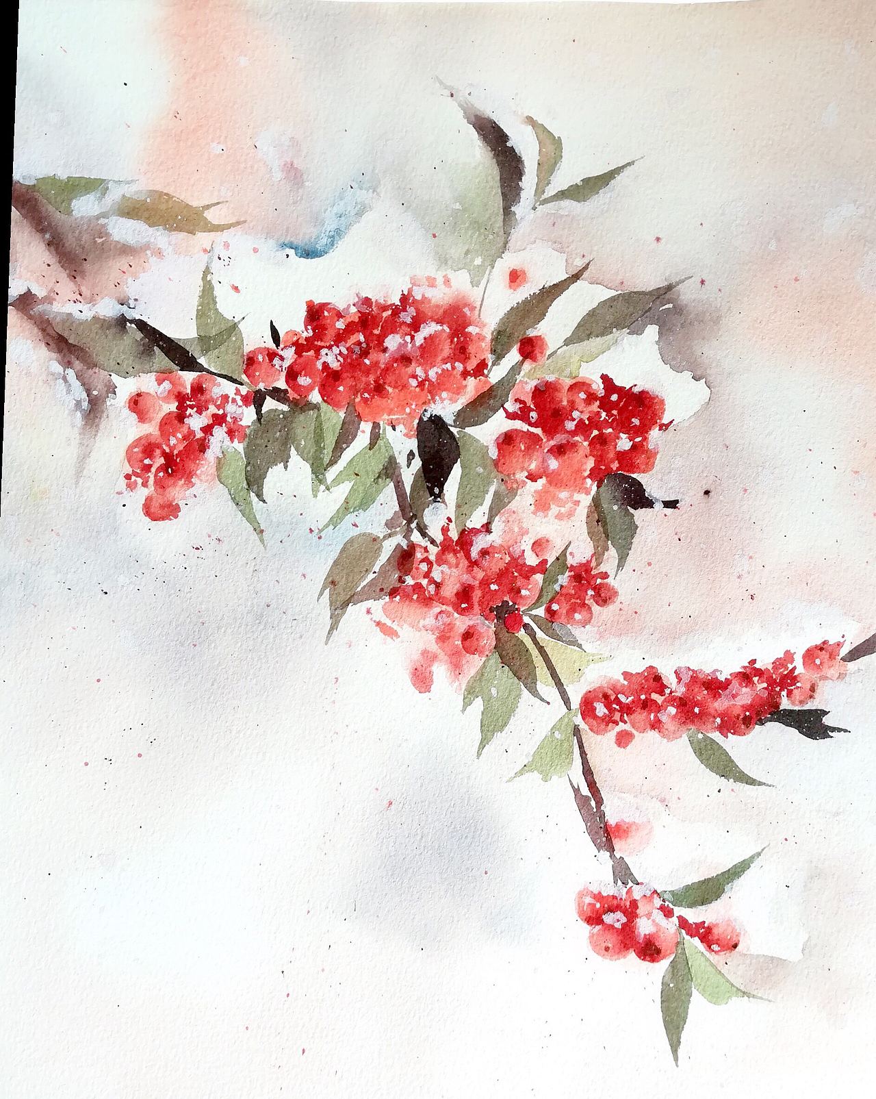 最近的一部分水彩练习作品