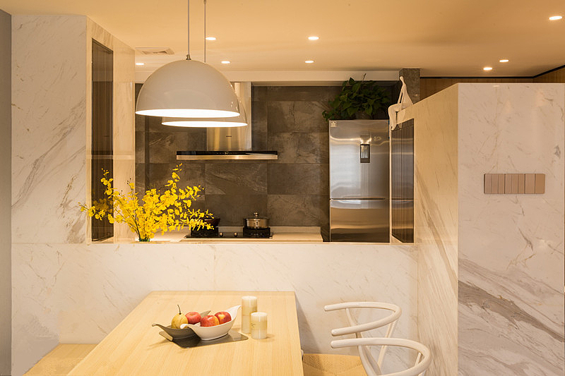 以“简”驭繁,中铁阅山湖现代简约风格装修实景!