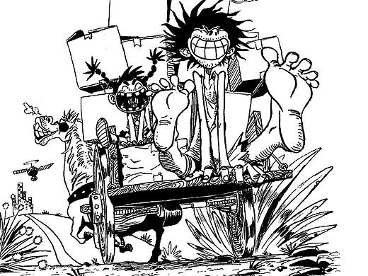 漫画 那个乞丐 两话之一